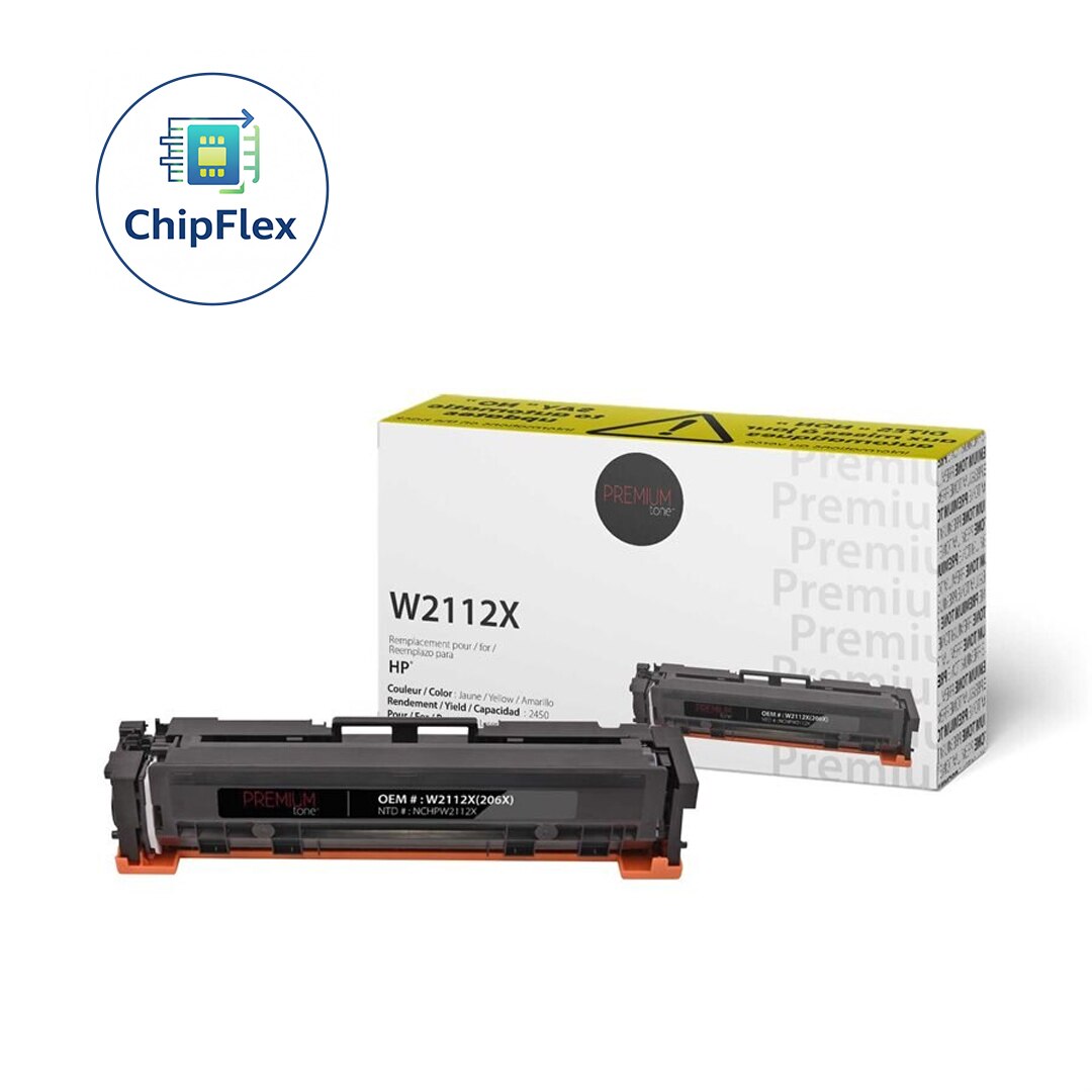 HP W2112X / 206X Compatible Toner YRTS Yellow 2.4K